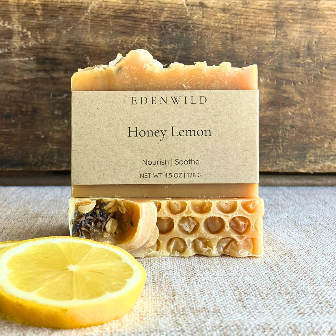 Honey Lemon Goat Milk + Colloidal Oatmeal Handmade Soap Bar