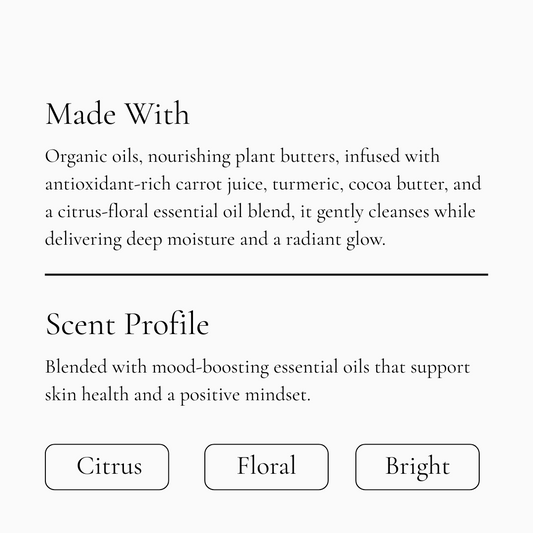 Citrus Glow - Uplifting Citrus + Skin-Toning Turmeric Soap Bar