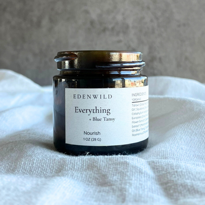 Everything + Blue Tansy Tallow Balm for Sensitive Skin + Eczema