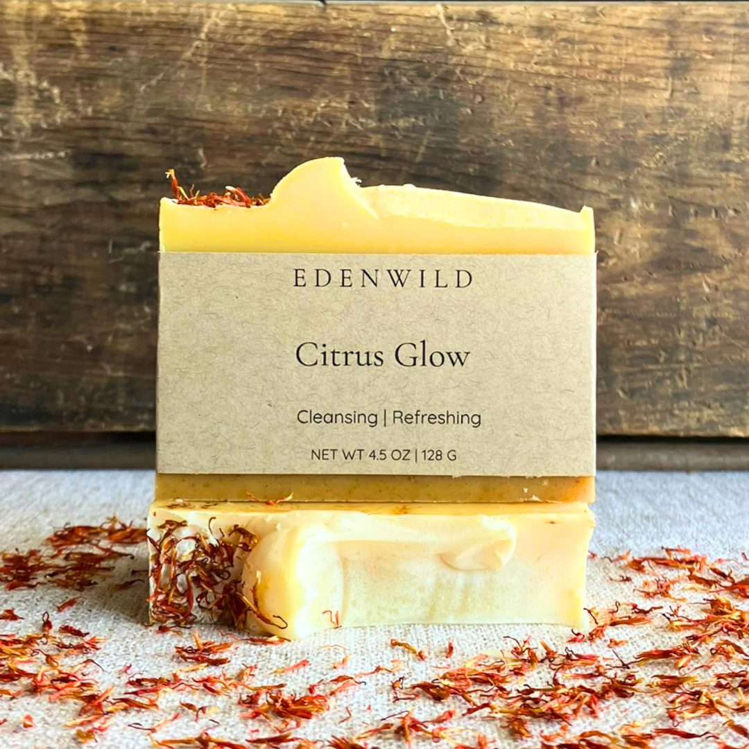 Citrus Glow - Uplifting Citrus + Skin-Toning Turmeric Soap Bar