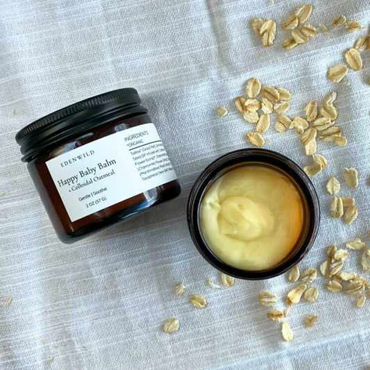 Happy Baby Balm for sensitive skin and eczema from Edenwild Beauty.