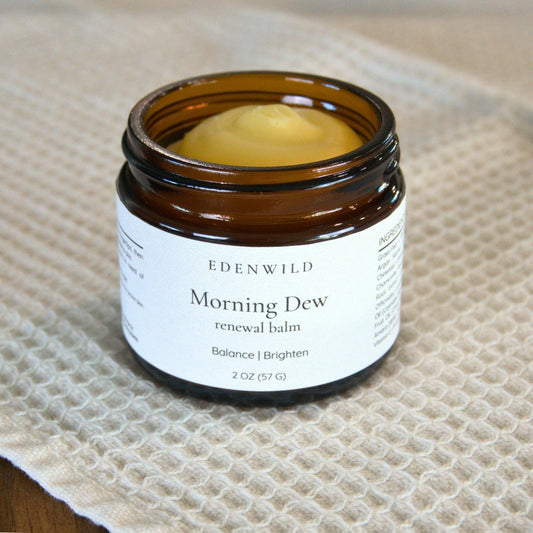 Morning Dew Tallow Balm for Acne-Prone Oily Skin | Tea Tree + Herbal Oils