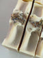 Natural soap bars made with tallow and goat milk scented with lavender from Edenwild Beauty