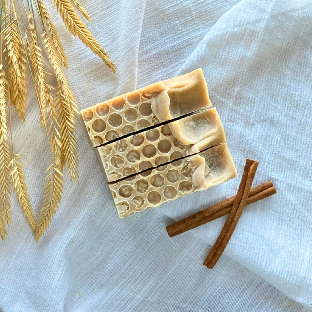 Spiced Oat + Honey Holiday Seasonal Natural Soap Bar